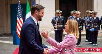 Rom: Giorgia Meloni empfängt US-Vize J.D. Vance