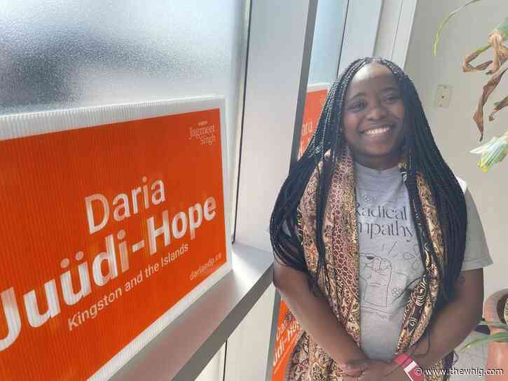 Daria Juudi-Hope, Kingston and the Islands New Democratic candidate