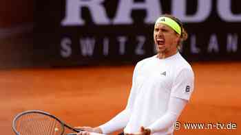 Spiel schien schon verloren: Fan beschimpft Zverev, der feiert ein großes Comeback