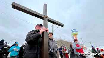 Annual Way of the Cross procession draws hundreds in Selkirk on Good Friday