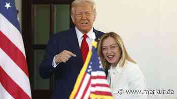 Trump findet Meloni „fantastisch“ – und kündigt Italien-Besuch „in naher Zukunft“ an