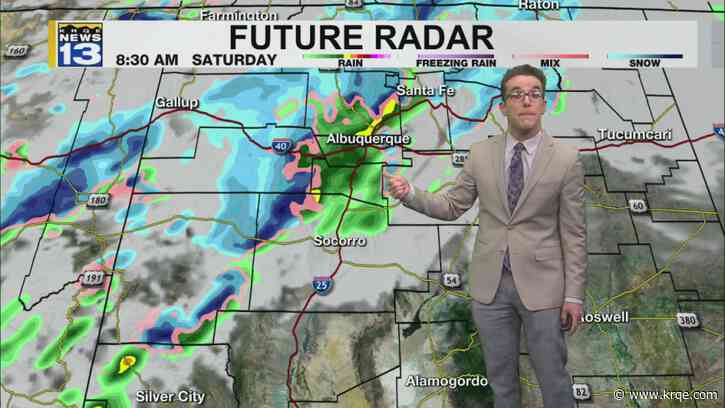 Dusty for some with rain, snow, & colder air