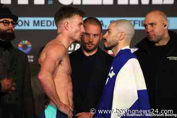 Dalton Smith 139.5 vs. Mathieu Germain 139.2 – Weigh-in Results for Saturday