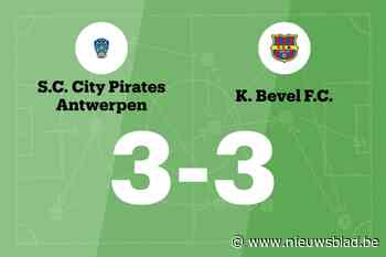 City Pirates sleept gelijkspel uit de brand in de thuiswedstrijd tegen Bevel B