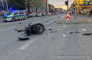 FW-MH: Schwerer Verkehrsunfall zwischen PKW und Motorrad