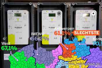 KAART. Hoe vordert de uitrol van digitale meters in jouw buurt? Deze regio loopt sterk voorop
