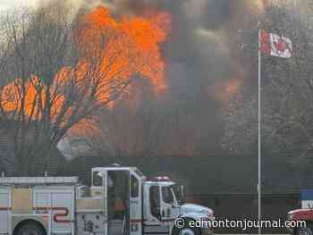 Wildfire burns Ukrainian Cultural Village, shuts Highway at Elk Island National Park, evacuation alert