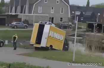 Video: Jumbo-bezorger heeft een zware werkdag