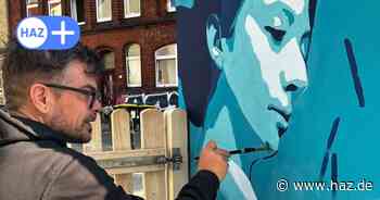 US-Künstler John Wentz verewigt sich in Hannovers Nordstadt auf Müllcontainer