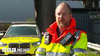 Road workers abused by frustrated drivers