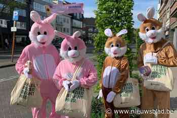 Paashazen zorgen voor extra winkelplezier met paaseitjes van lokale handelaars