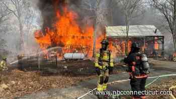Several fire departments contain massive 200-acre brush fire in Haddam