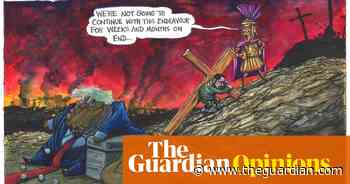 Martin Rowson on the martyrdom of Volodymyr Zelenskyy – cartoon