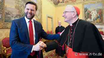 Lob und Mahnung: Papst Franziskus lässt Vance vom Vize empfangen