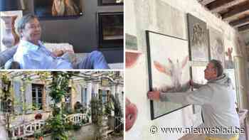 Zandhovense kunstenaar exposeert bij twee oud-dorpsgenoten die in Frankrijk bar-bistro openden