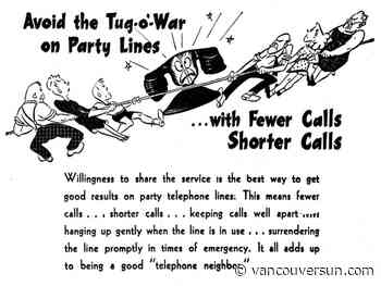 This Day in History, 1948: Persistent gabbers tug-o'-war over telephone 'party lines'