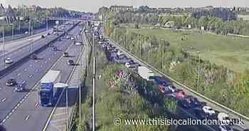 A2 London-bound blocked following ‘serious collision’ near M25 junction