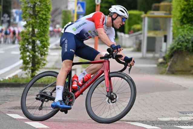 Niel Meulemans kon zich nog niet in de kijker rijden: “Geknelde bilspier zorgde ervoor dat ik geen kracht op mijn been kon zetten”