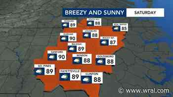 80º and rising: Warm holiday weekend ideal for outdoor gatherings