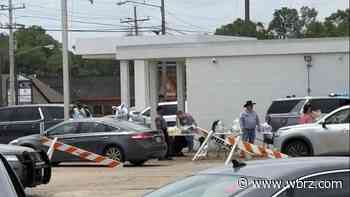 Officers, Easter Bunny hand out premade baskets to kids at Central Police station