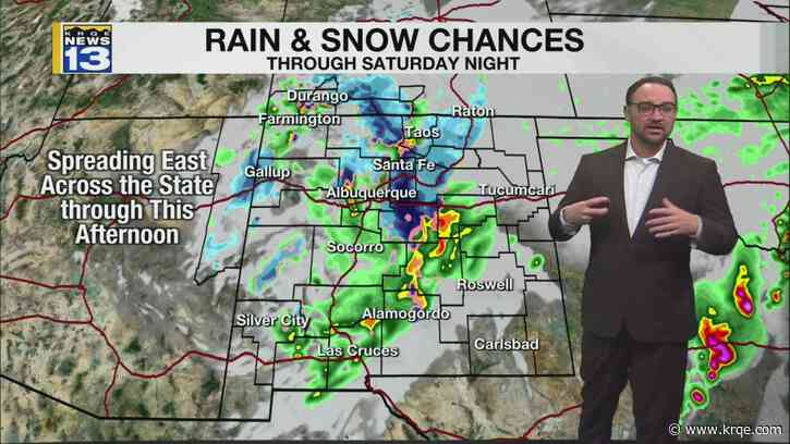 Winter weather returns across New Mexico