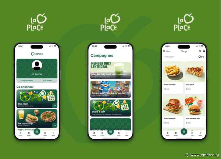 La Place lanceert nieuwe app met loyaliteitsprogramma