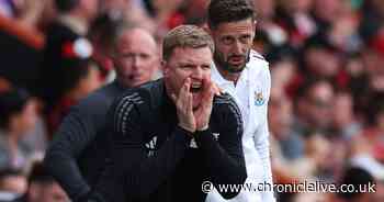 Newcastle United issue new Eddie Howe contingency plan for next game as Jason Tindall responds