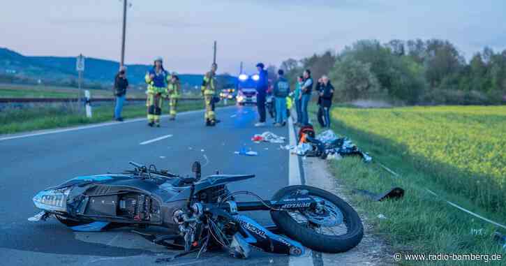 Zwei Schwerverletzte bei Motorradunfall im Kreis Forchheim