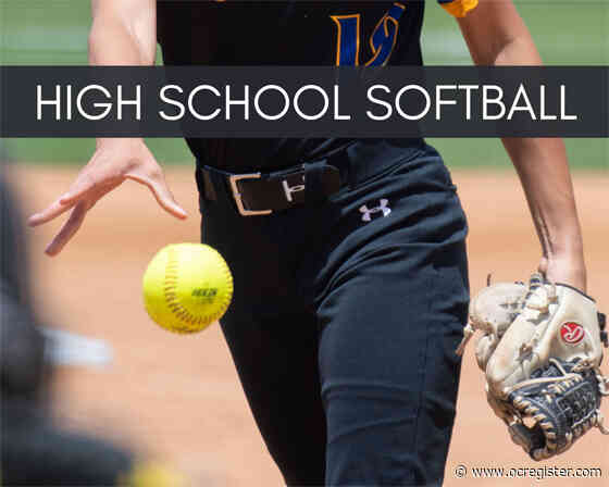 Orange County softball standings: Saturday, April 19