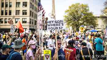 Sorge um die Demokratie: Landesweite Proteste in den USA gegen Donald Trump