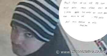 Terrifying Nationwide bank robber who handed over note saying 'keep calm or I'll shoot you'