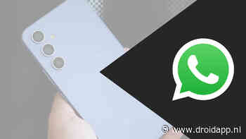 DroidApp vanaf nu te volgen op het WhatsApp-kanaal