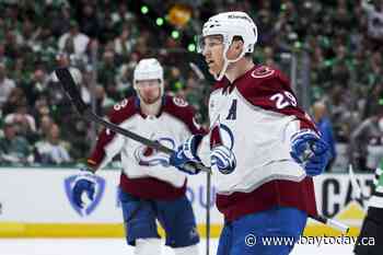 MacKinnon scores twice as Avalanche open playoffs with 5-1 win over Stars