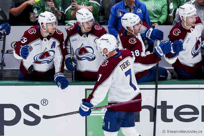 NHL roundup: Visiting Avalanche beat Stars 5-1 in Game 1 of playoffs