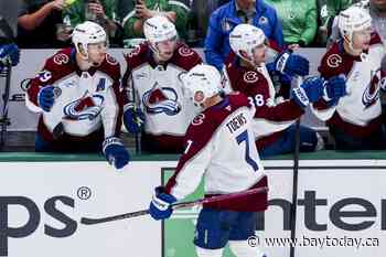 NHL roundup: Visiting Avalanche beat Stars 5-1 in Game 1 of playoffs