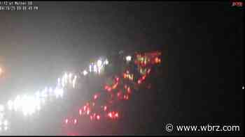 One dead after crash, vehicle fire on I-12 East at Satsuma