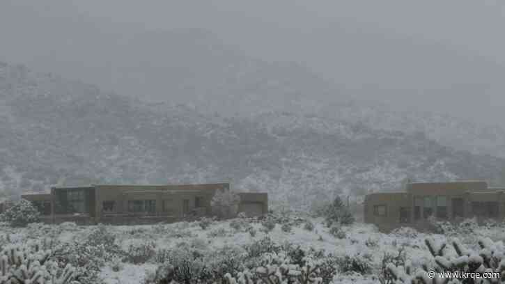 Winter storm hits Albuquerque in heart of spring