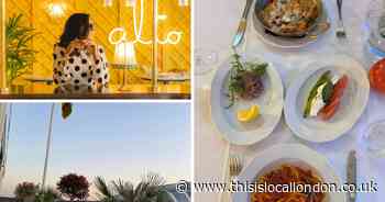 I went to the rooftop restaurant above Selfridges that's a hidden London gem