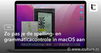 Zo pas je de spelling- en grammaticacontrole in macOS aan
