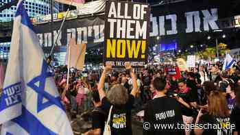 Tausende demonstrieren in Israel für Geiselfreilassung