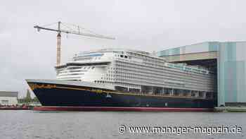 Kreuzfahrtschiff „Disney Adventure“ ist ausgedockt