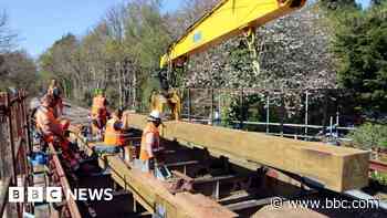 Railway bridge reopens months after vehicle strike