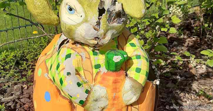 Osterhase wird zum Waschbär-Nest