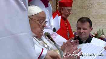 Ukraine-Liveblog: ++ Papst ruft zum Einsatz für den Frieden auf ++