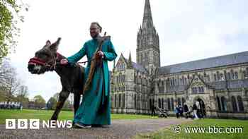 Wiltshire in pics: Magical murals and an Easter donkey