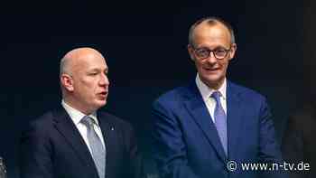 Umfrage-Nadelstich gegen Merz?: Berliner CDUler vergeben Schulnote für Koalitionsvertrag