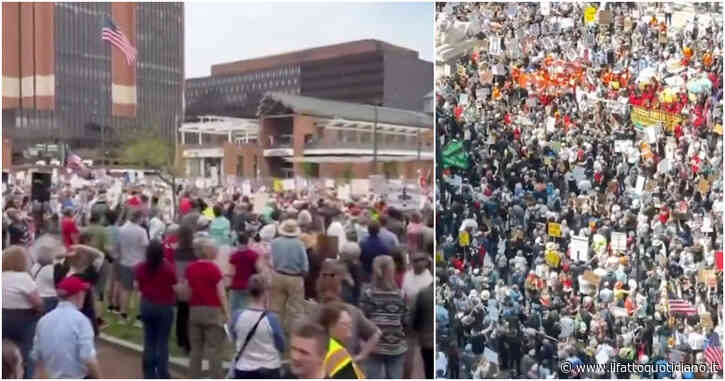 “Hands off, giù le mani”: i video delle proteste contro Trump. Migliaia di cittadini in piazza