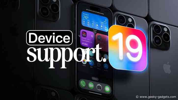 Is Your Device Ready? Predicting iOS 19 and iPadOS 19 Compatibility