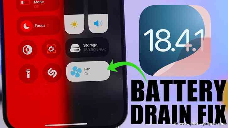 iOS 18.4.1 Battery Drain? Here’s How to Fix It!