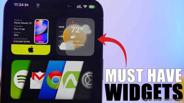 Don’t Miss Out: Essential iPhone Widgets You Need Right Now